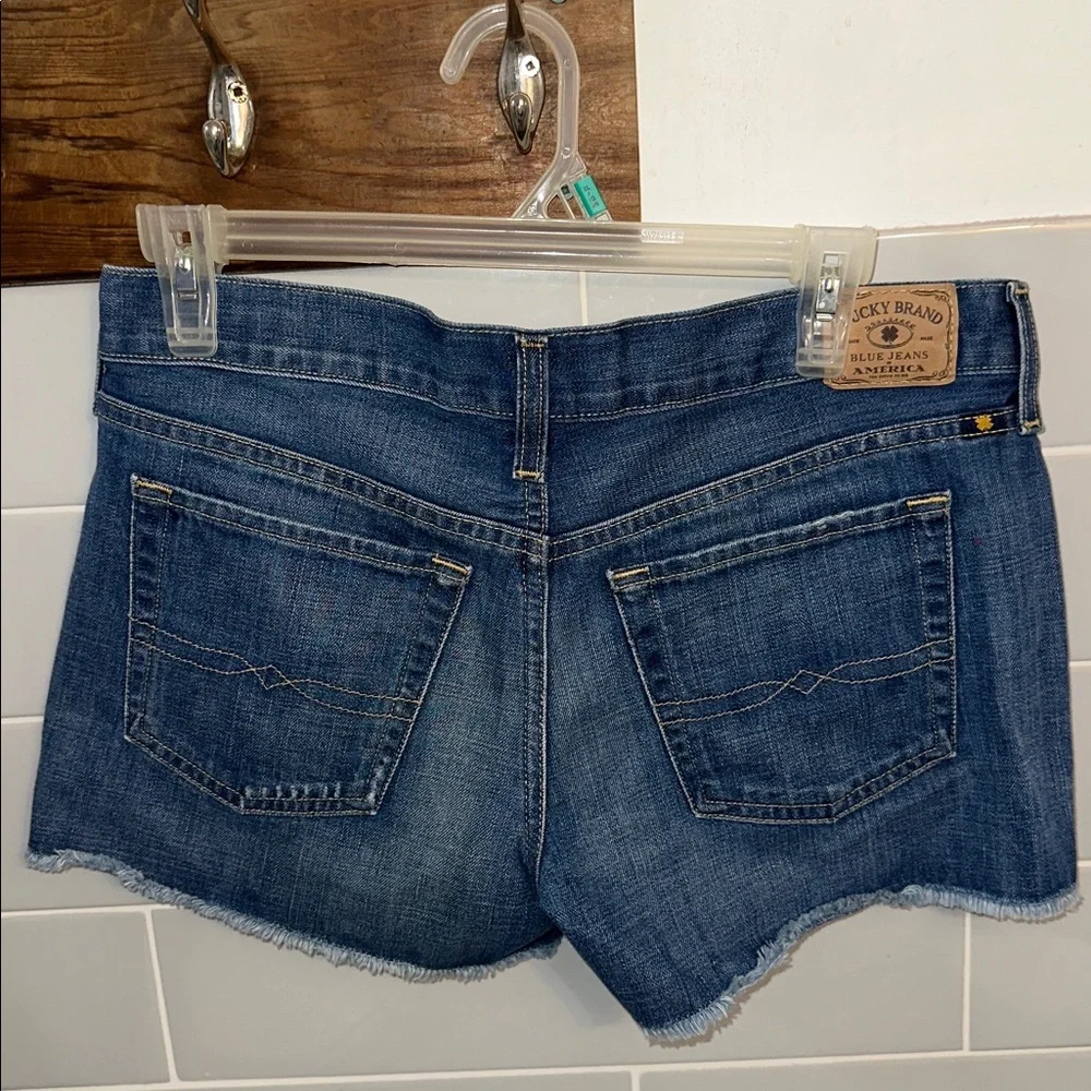 Lucky Brand The Cut Off Jean Shorts - Picture 8 of 14